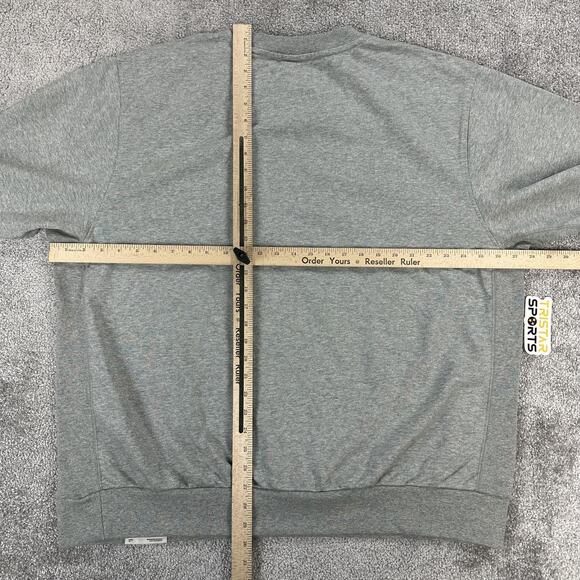 Clemson Tigers Sweatshirt Mens XXL Gray NCAA Nike Dri-FIT Standard Issue Crew - Picture 11 of 12